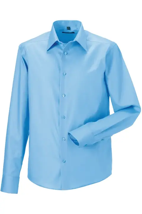 Russel R-958M · Camisa sin plancha de manga larga Hombre