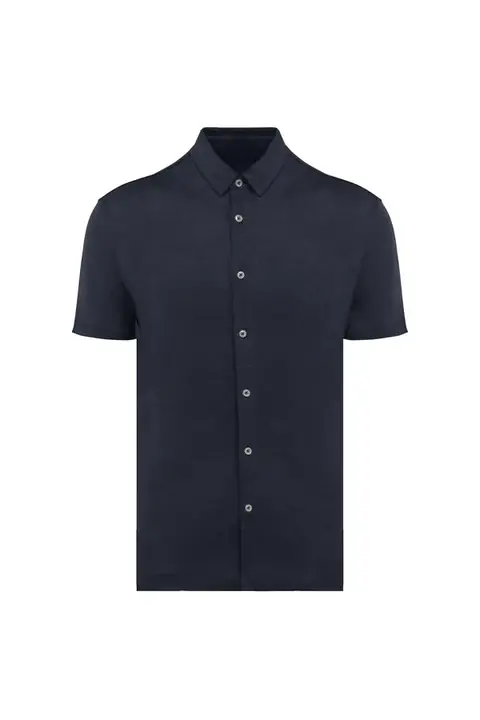 Spasso SP517 · Camisa de lino manga corta Hombre