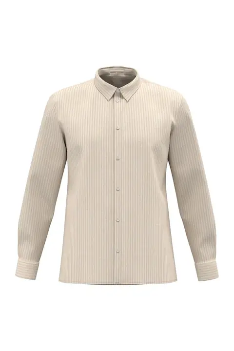 Spasso SP525 · Camisa de lino a rayas Hombre