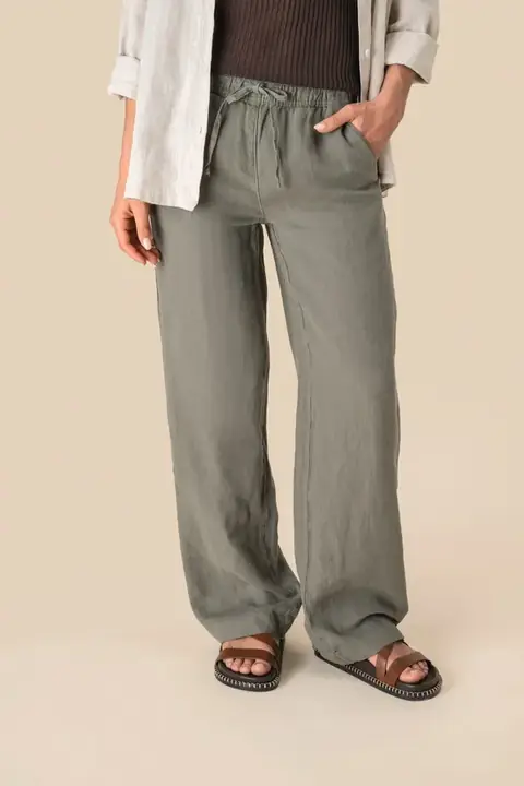 Spasso SP733 · Pantalón de lino mujer