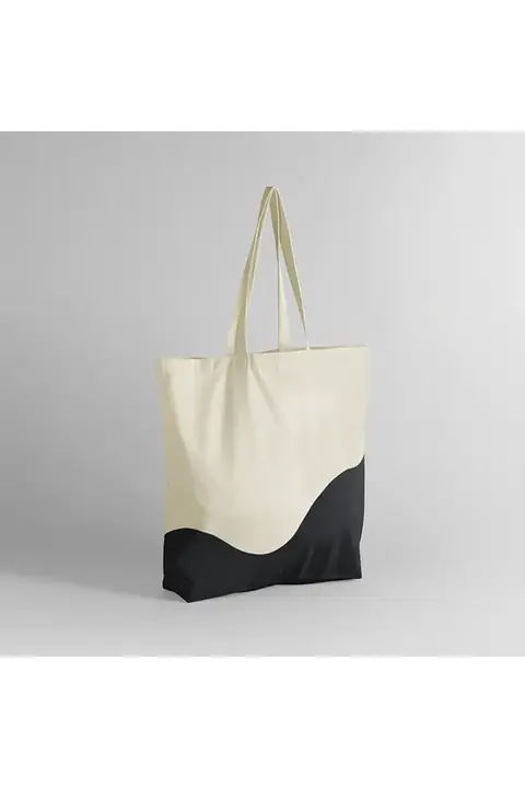 Westford Mill W235 · Bolsa de algodón orgánico con estampado de espirales