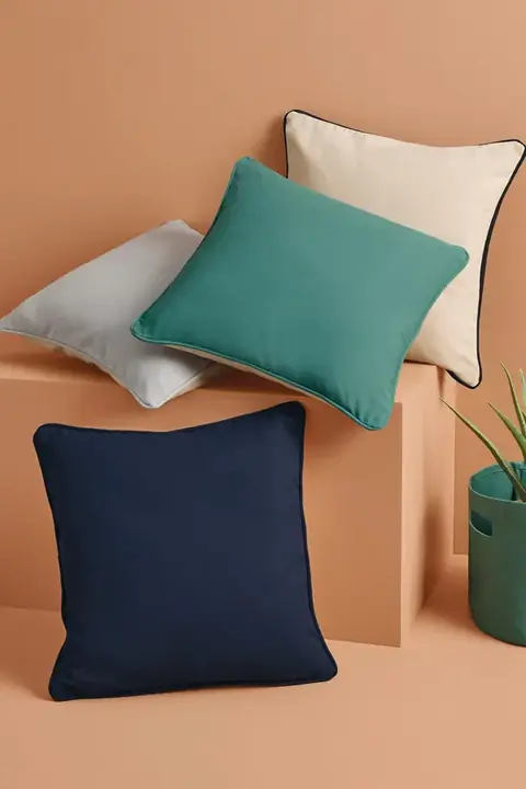 Westford Mill W355 · Funda de cojín con borde ribeteado